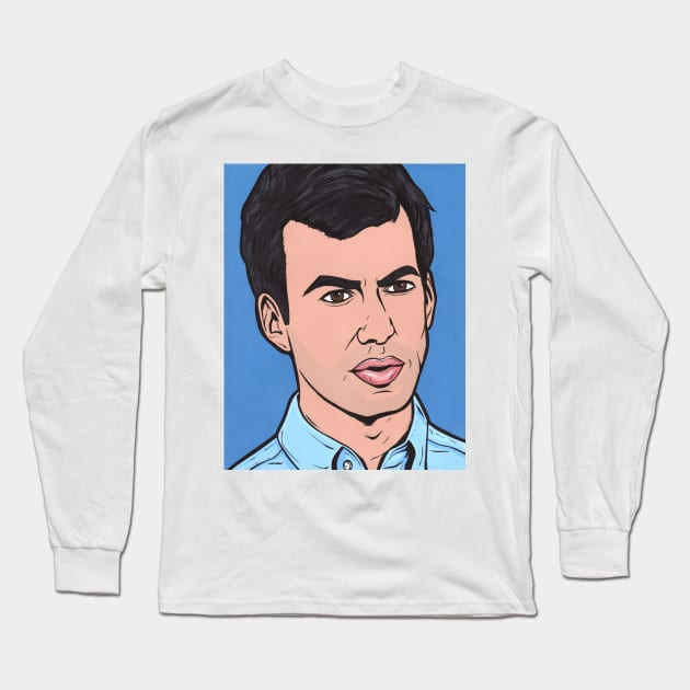 Nathan Long Sleeve T-Shirt by turddemon